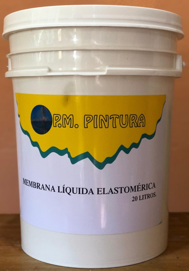 Membrana impermeabilizante para muros y techos 20 litros.