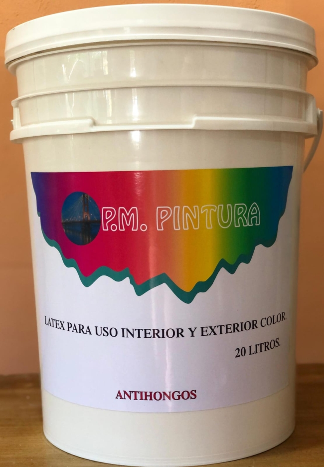 Latex Interior/Exterior. COLOR Antihongos 20 litros