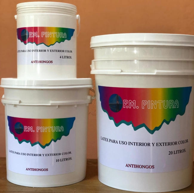 Latex Interior/Exterior. COLOR Antihongos 20 litros