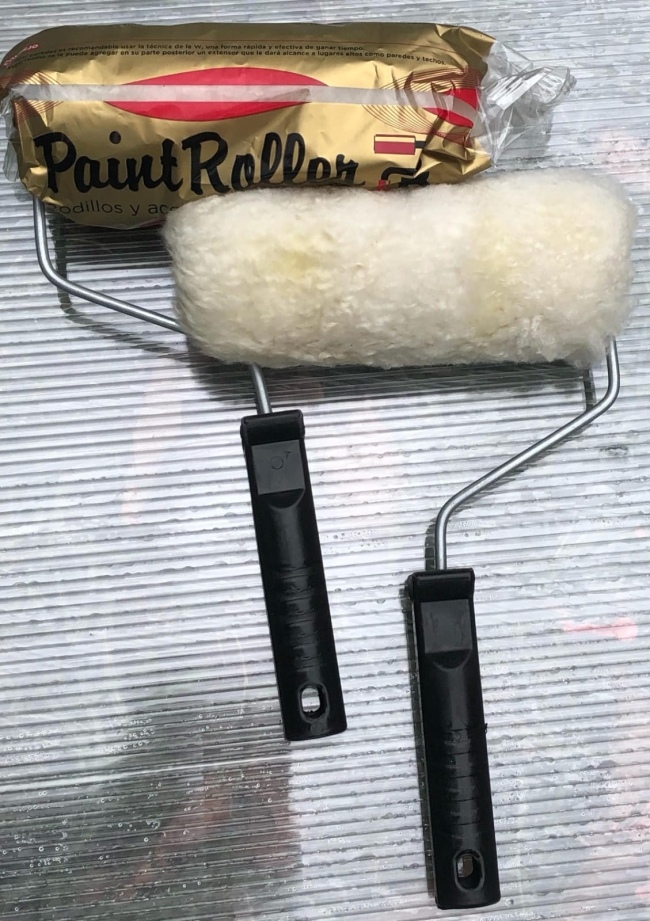 Rodillo Premium. Cuero Natural