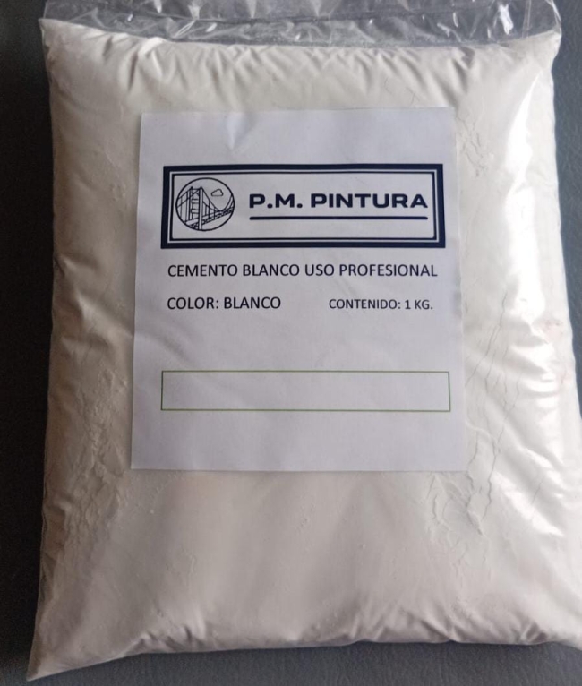 Cemento Blanco de Uso Profesional.