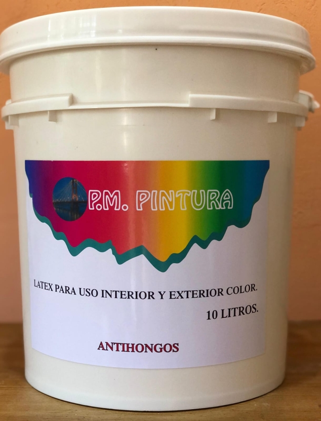 Latex Interior/Exterior. COLOR Antihongos 10 litros
